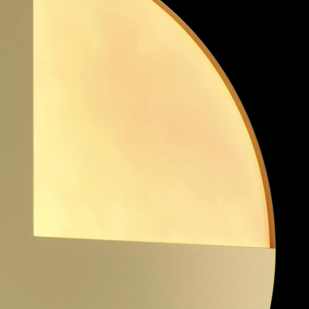 Netlighting Jupiter Modern Integrated LED Wall Lamp Brass 3000K in Gold 5