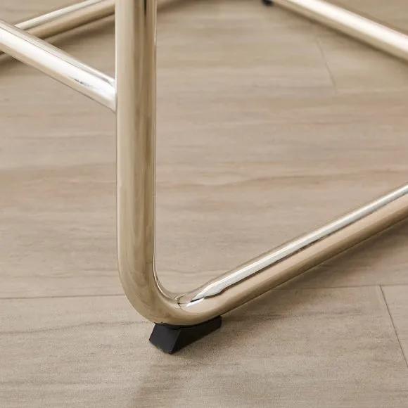 Draper Cantilever Barstool, Textured Weave 5