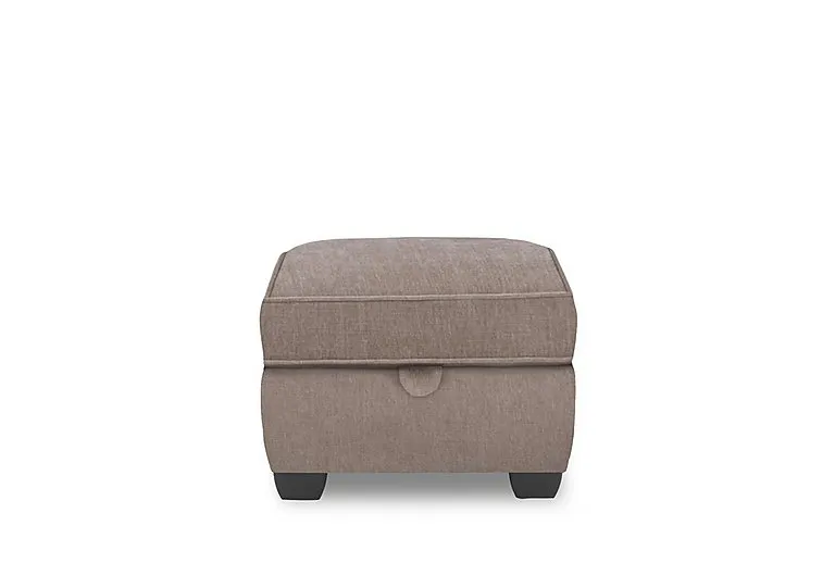 Regency Storage Footstool - Aston Latte