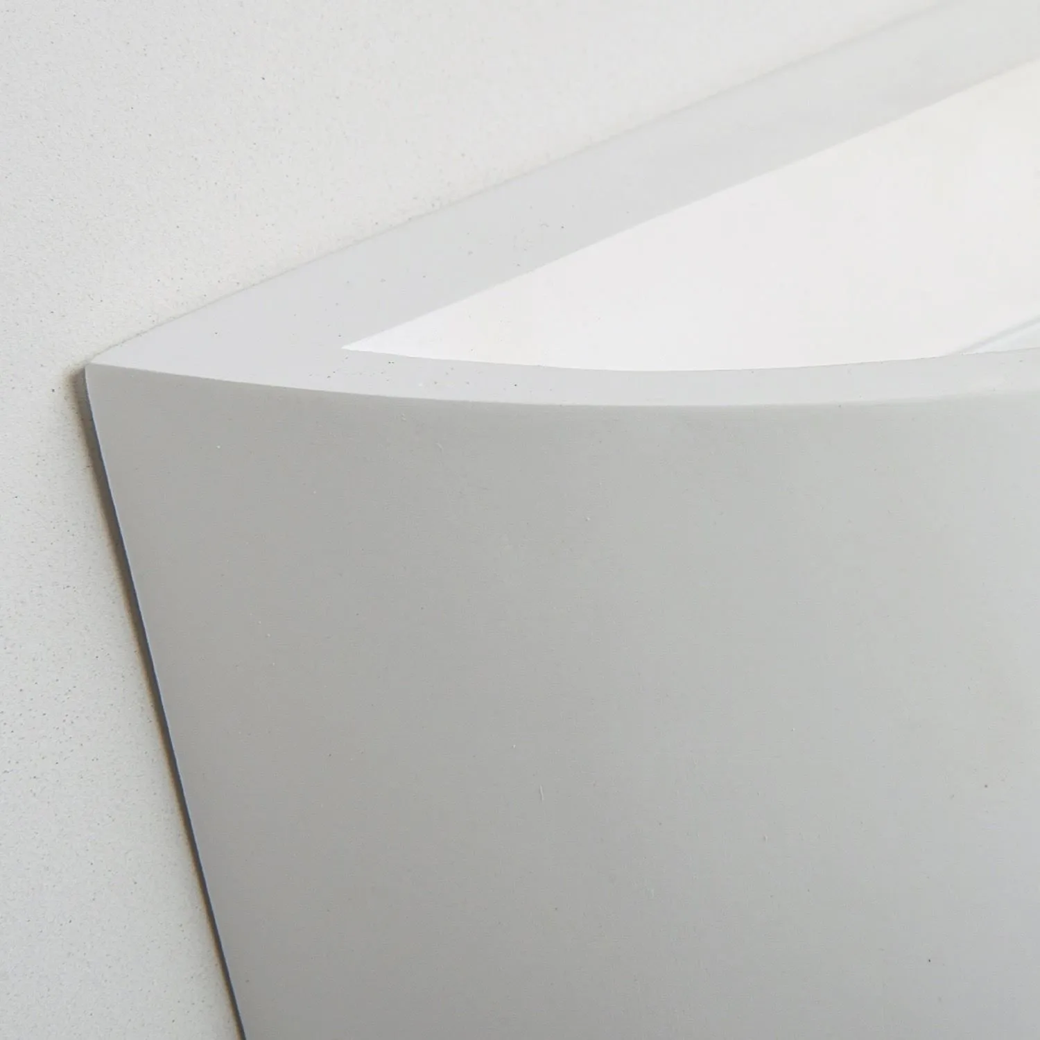 First Choice Lighting Set of 2 Marmo - White G9 Plaster Wall Lights 6