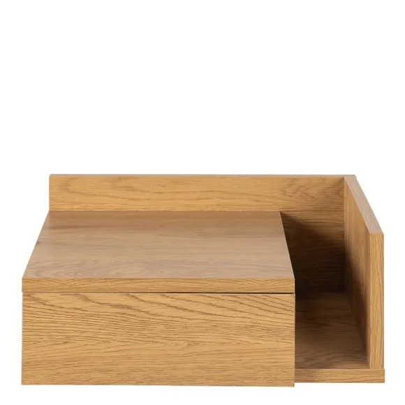 Return - Furniture To Go Ashlan 1 Drawer Square Wall Mounted Bedside Table 5