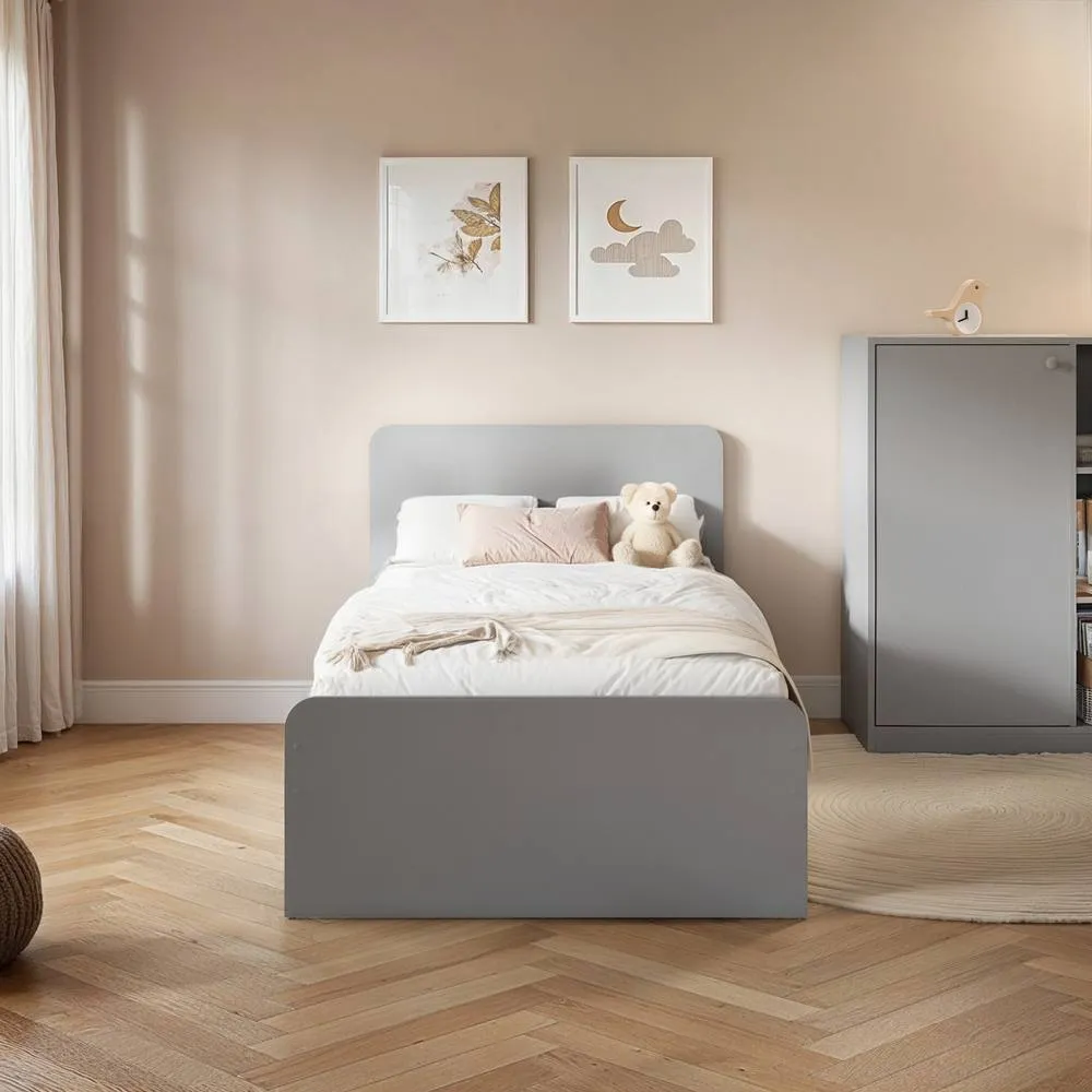 Flair Wizard Single Bed Frame in Grey 3