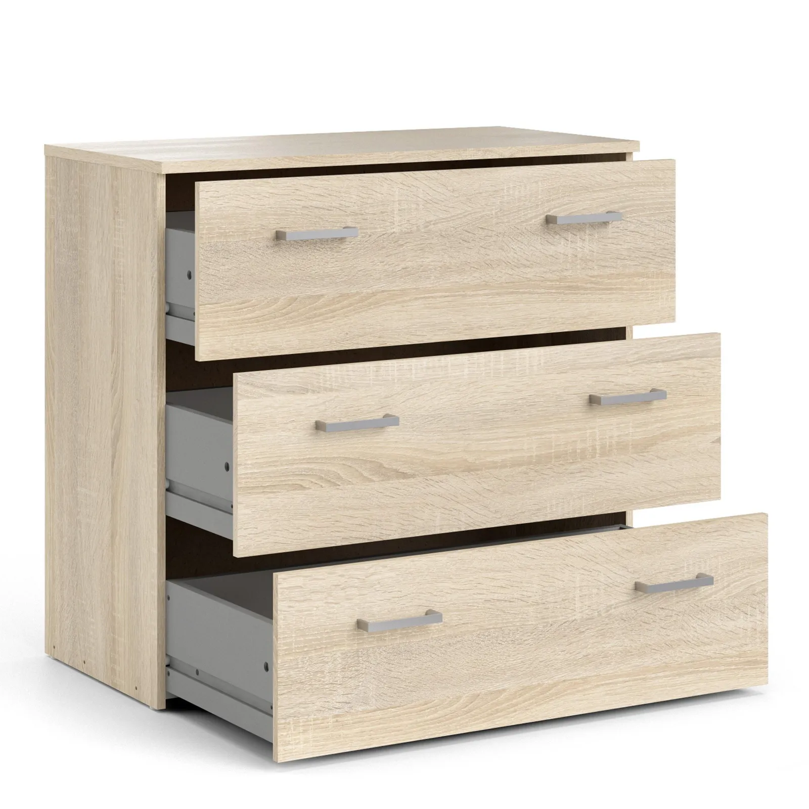 Furniture To Go Space Chest of 3 Drawers in Light Oak 4