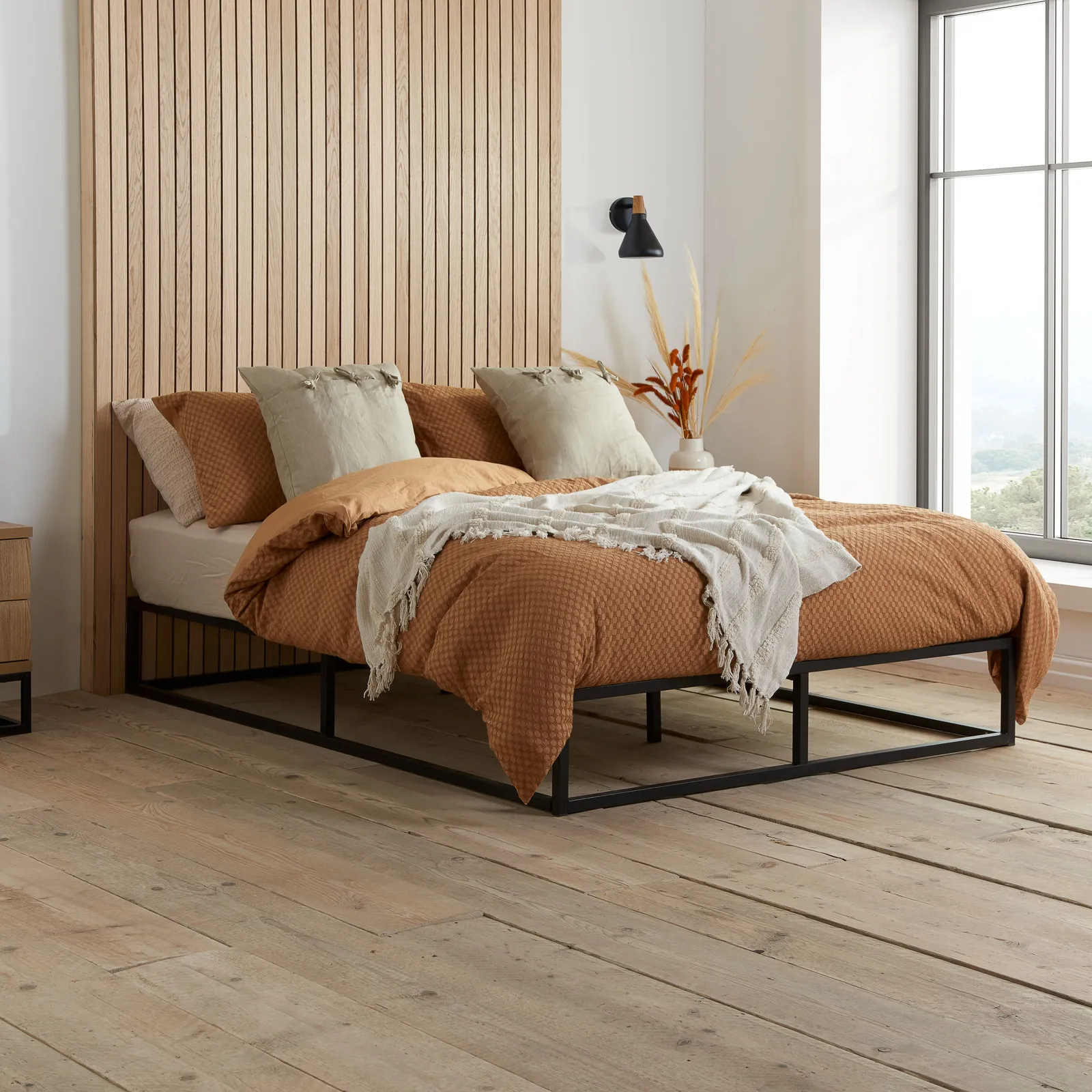 Birlea Soho Metal Platform Bed in Black 1