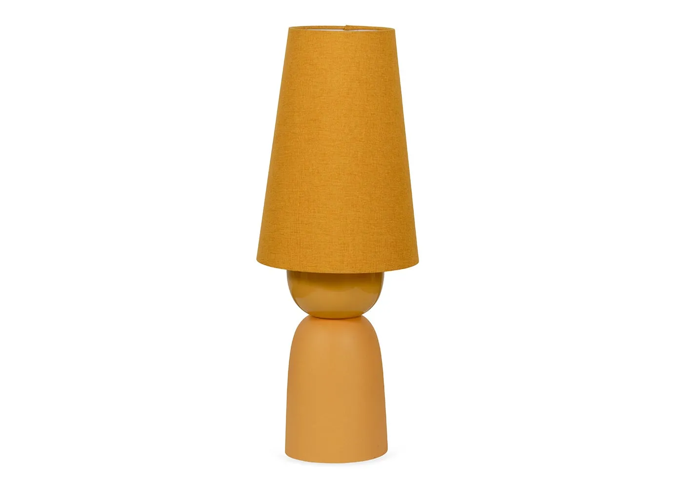Heal's Sutherland Ceramic Table Lamp Yellow