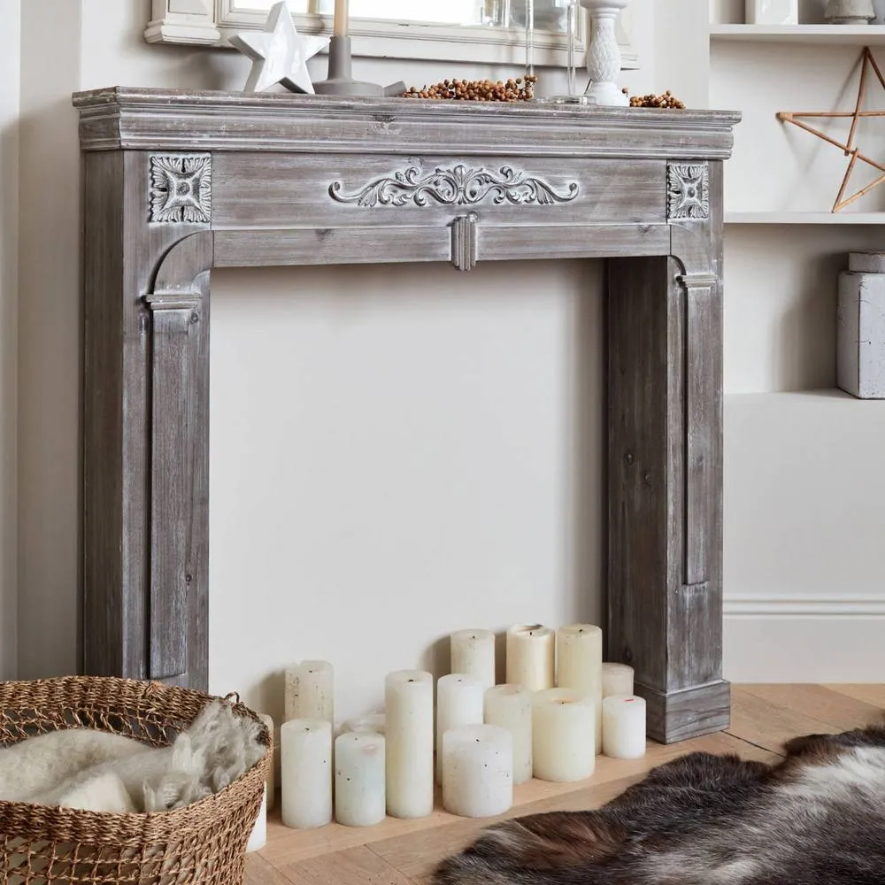 sweeek Decorative fireplace surround in Grey 3
