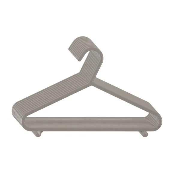 Set of 10 Kids Plastic Hangers 2