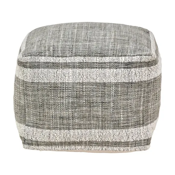 Pacific Lifestyle Stripe Outdoor Pouffe 2