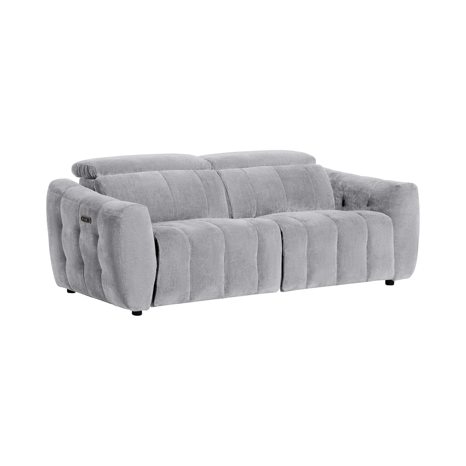 Montgomery 2.5 Power Seater & Headrest, Grey | Barker & Stonehouse 2