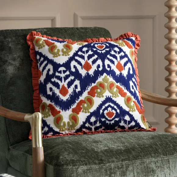 Henderson Embroidered Square Cushion 1