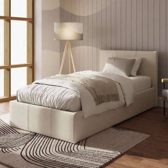 Side Lift Ottoman Bed Frame, Fabric 1