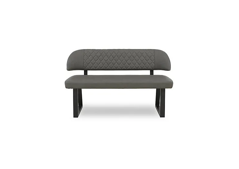Venus High Back Dining Bench - Grey