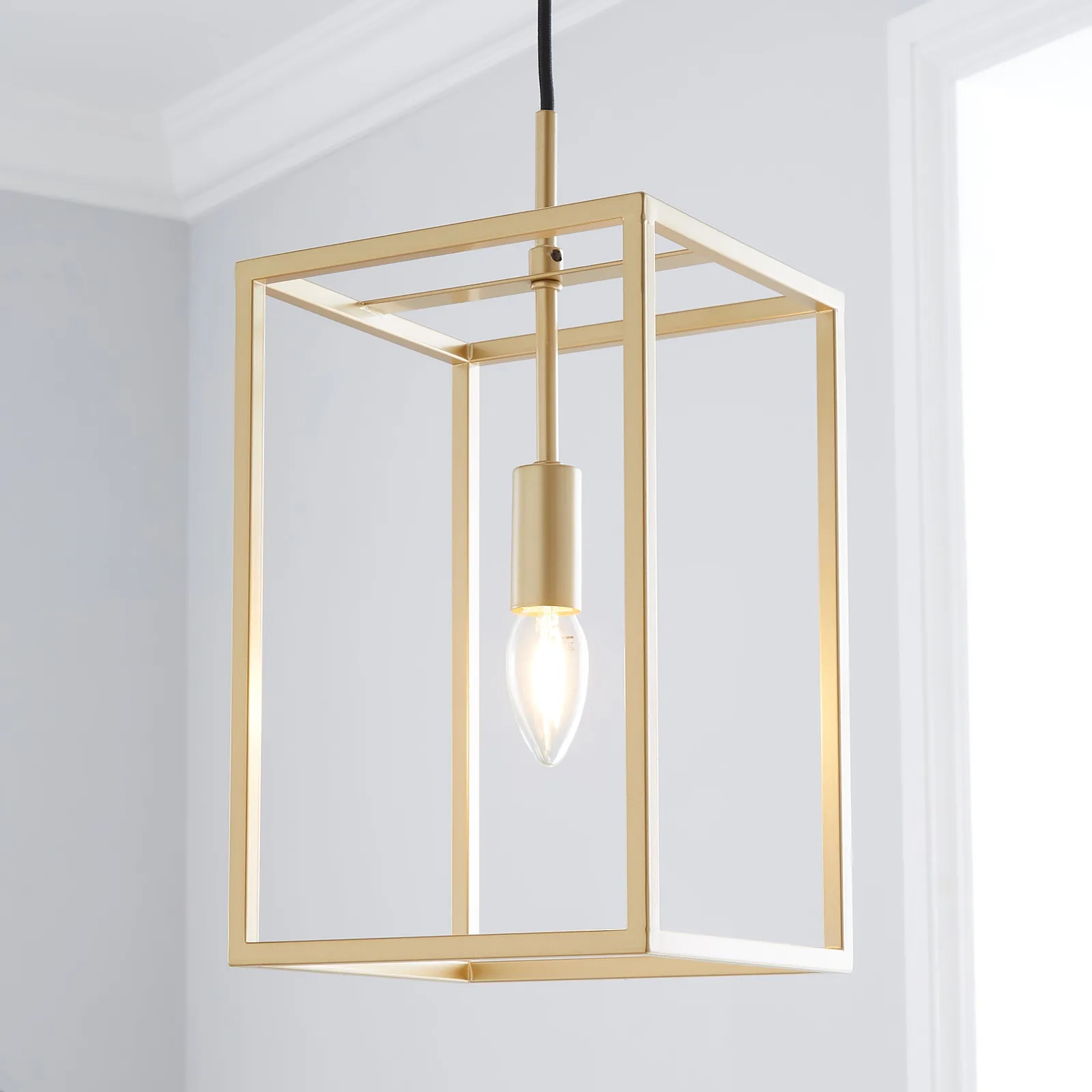 Madrid 1 Light Pendant Fitting Gold