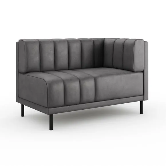 Amali Corner Dining Bench, Faux Leather 6