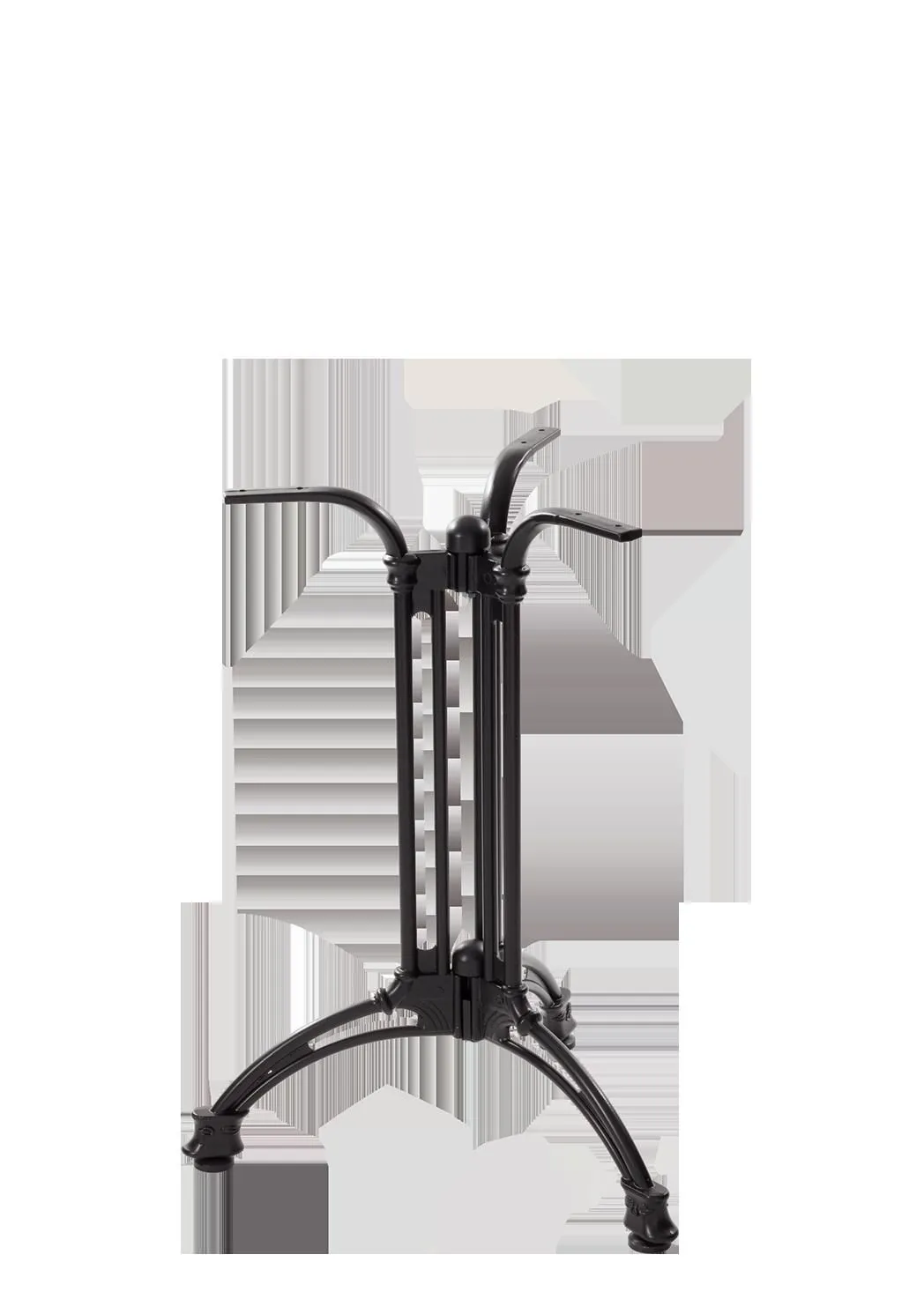 netfurniture Black Continental Table Base - 3 Leg - 690 Mm