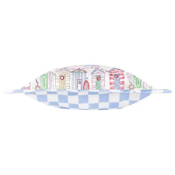 Beach Huts Outdoor Square Cushion 4