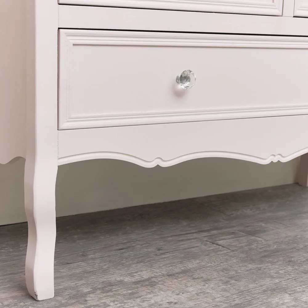 Melody Maison Large Pink 6 Drawer Chest Of Drawers 6