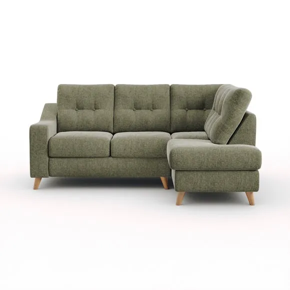 Baxter II Chenille Soft Texture Corner Chaise Sofa 2