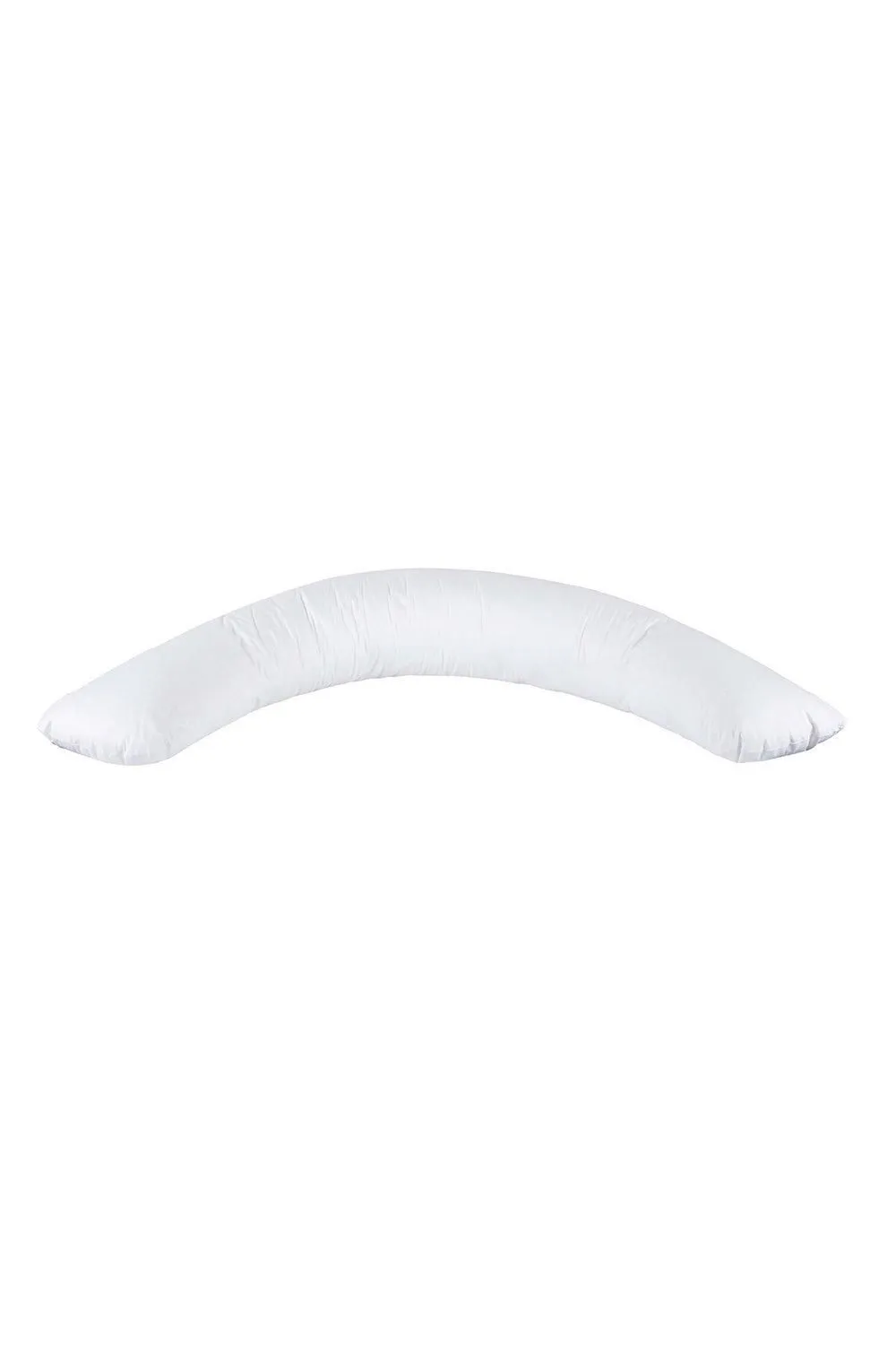 Homescapes U Shaped Comfort Pregnancy Pillow Super Microfibre in White 2