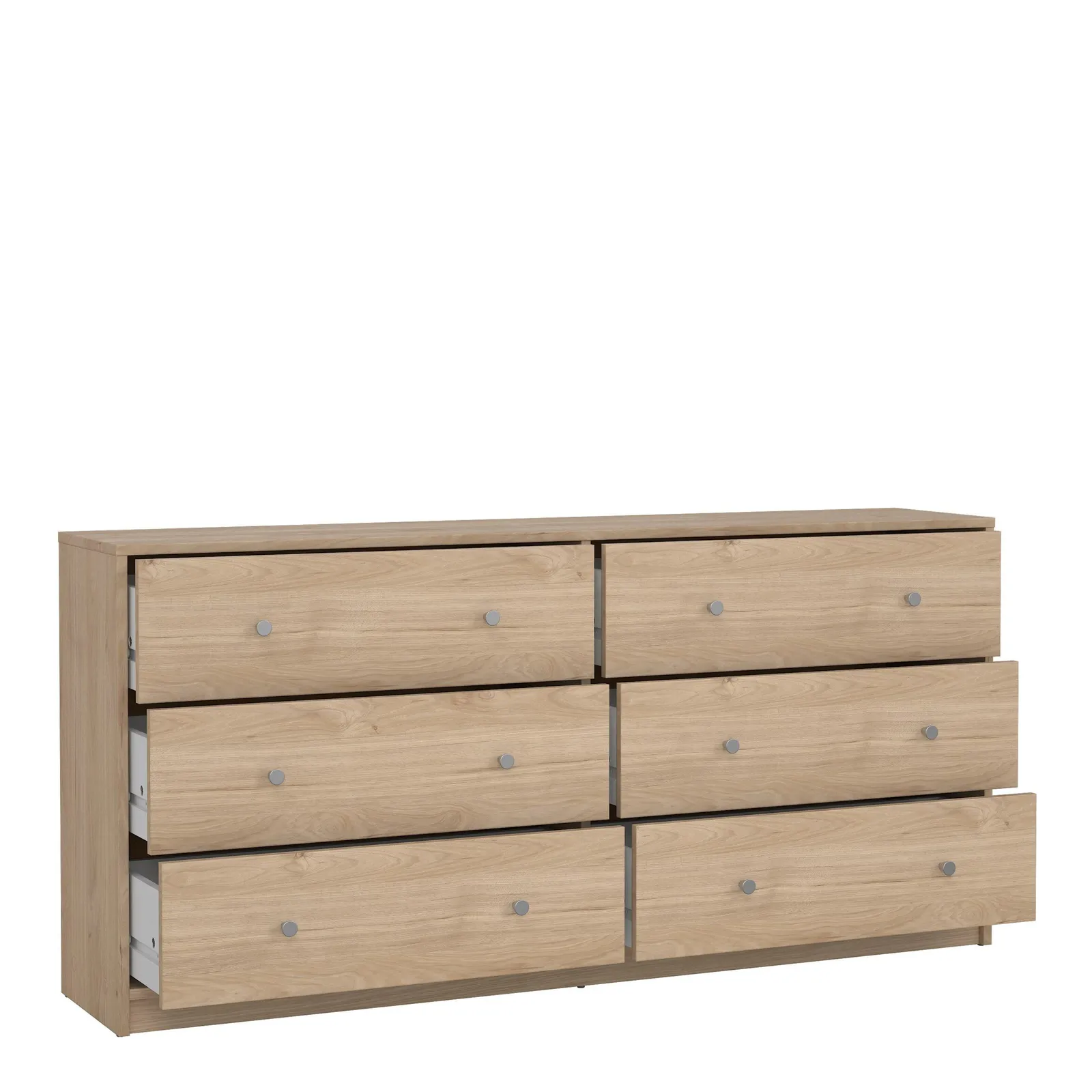 Furniture To Go May Chest of 6 Drawers (3+3) in Light Oak 5