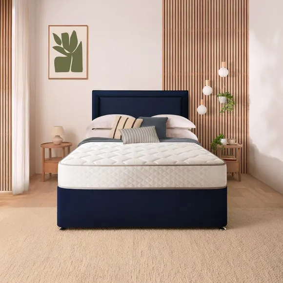 Silentnight Divan Set with Malvern Headboard and 800 Pocket Spring Memory Foam Mattress 2