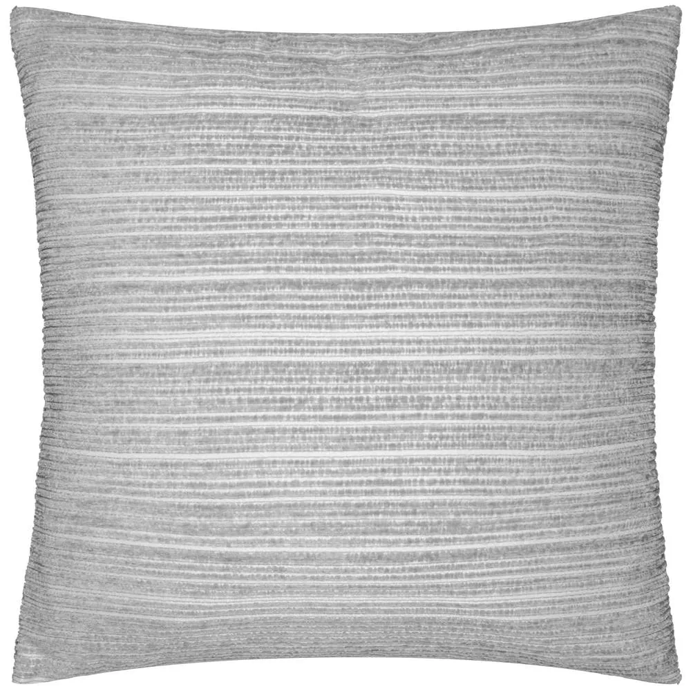 Paoletti Jupiter Chenille Jacquard Cushion in Silver 2
