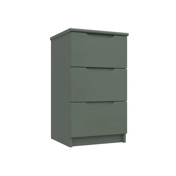 Legato 3 Drawer Bedside Table