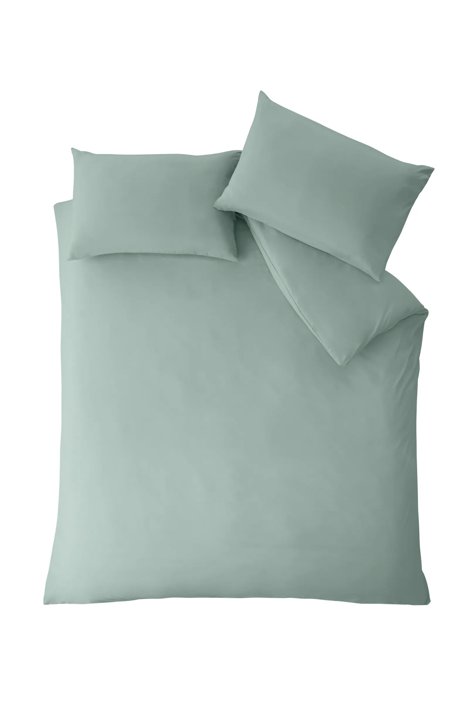 Catherine Lansfield So Soft Non Iron Duvet Cover Set in Green 4