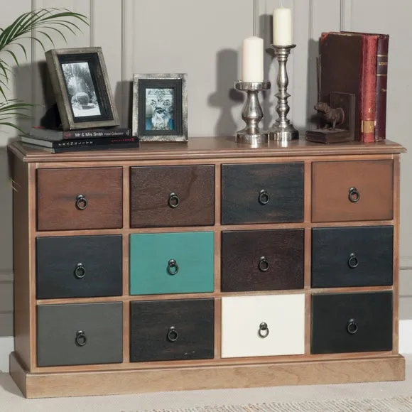 Pacific Loft 12 Drawer Sideboard, Pine 1