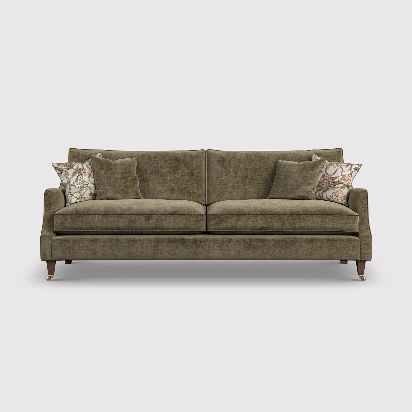 English Heritage Quarry 26 Extra Large Sofa- Pre-Set Scatters, Green Fabric | Barker & Stonehouse 1