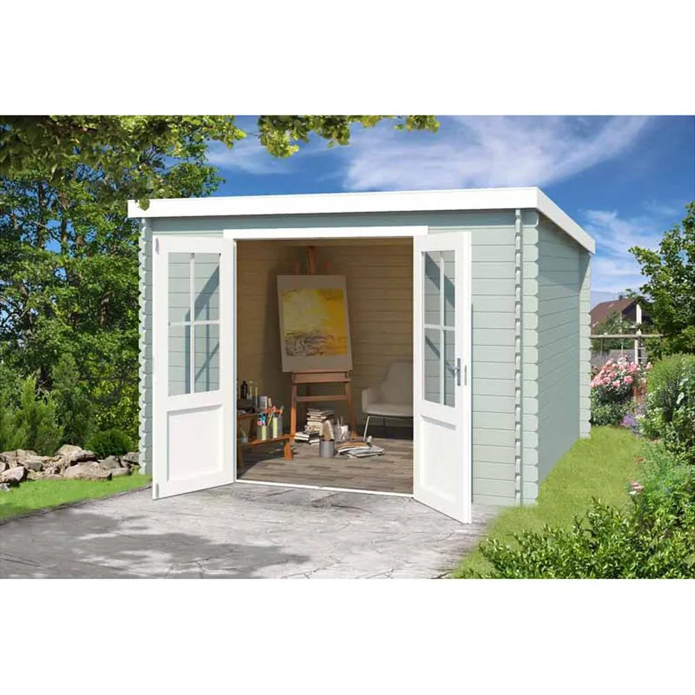 Lasita Maja Ltd Atlanta-Log Cabin, Garden Room, Home Office - L312xW258.7xH210.9 cm in Light Tan 5