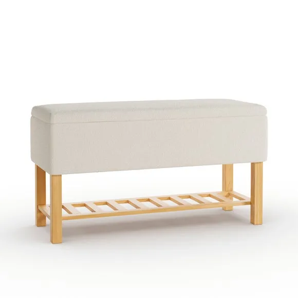 Upholstered Hallway Storage Bench 2