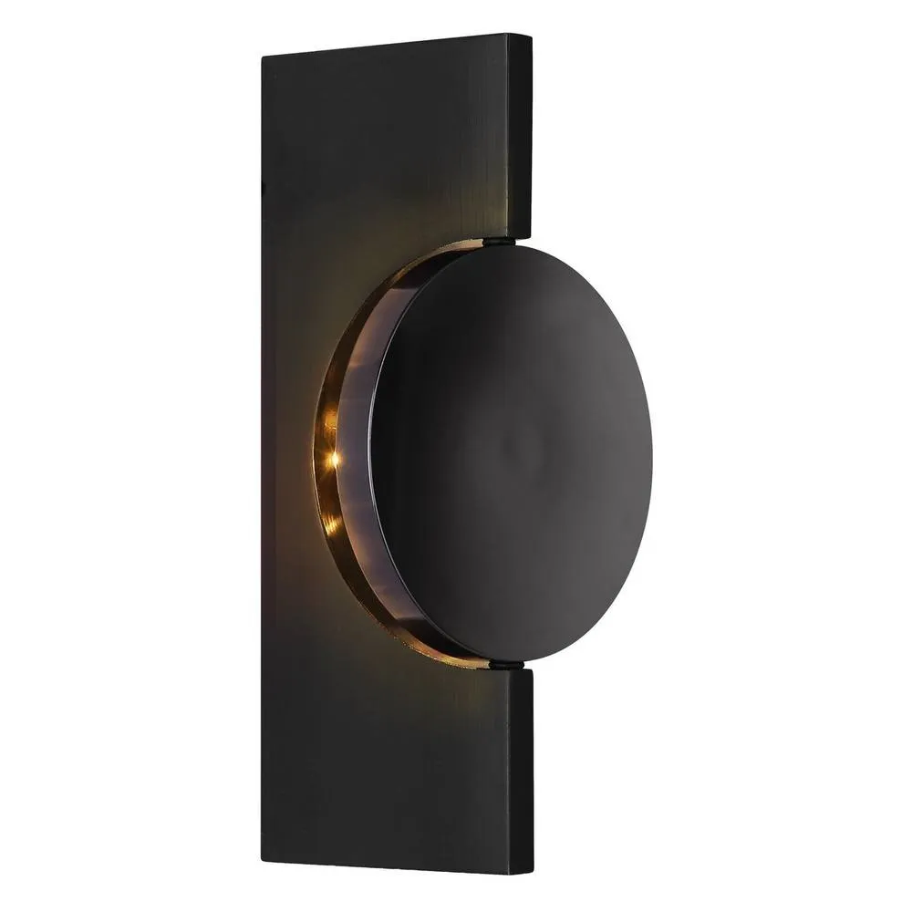 Netlighting Jasper 20cm Wall Lamp Matt Gunmetal LED 3000K in Grey