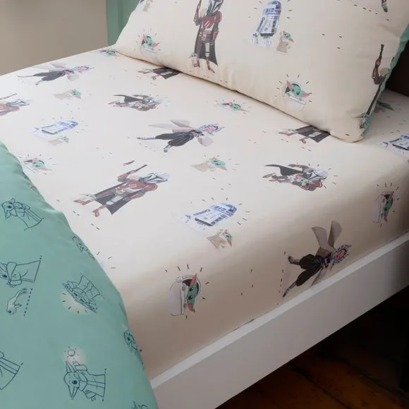 Star Wars The Mandalorian Fitted Bed Sheet