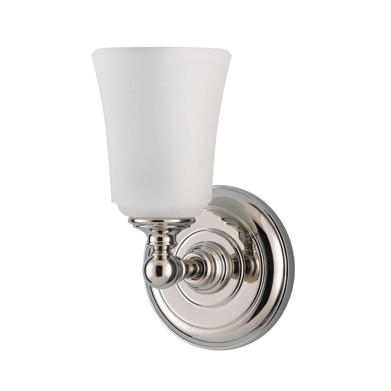 Netlighting Huguenot Lake 1 Light Bathroom Over Mirror Wall Light Polished Chrome IP44 G9 in Grey