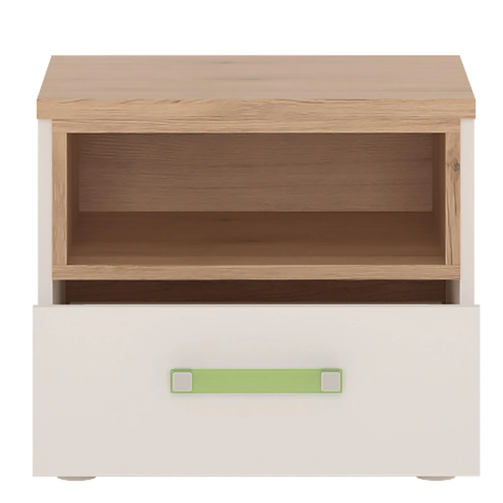 Furniture To Go 4KIDS 1 Drawer Bedside Cabinet in Light Beige 2