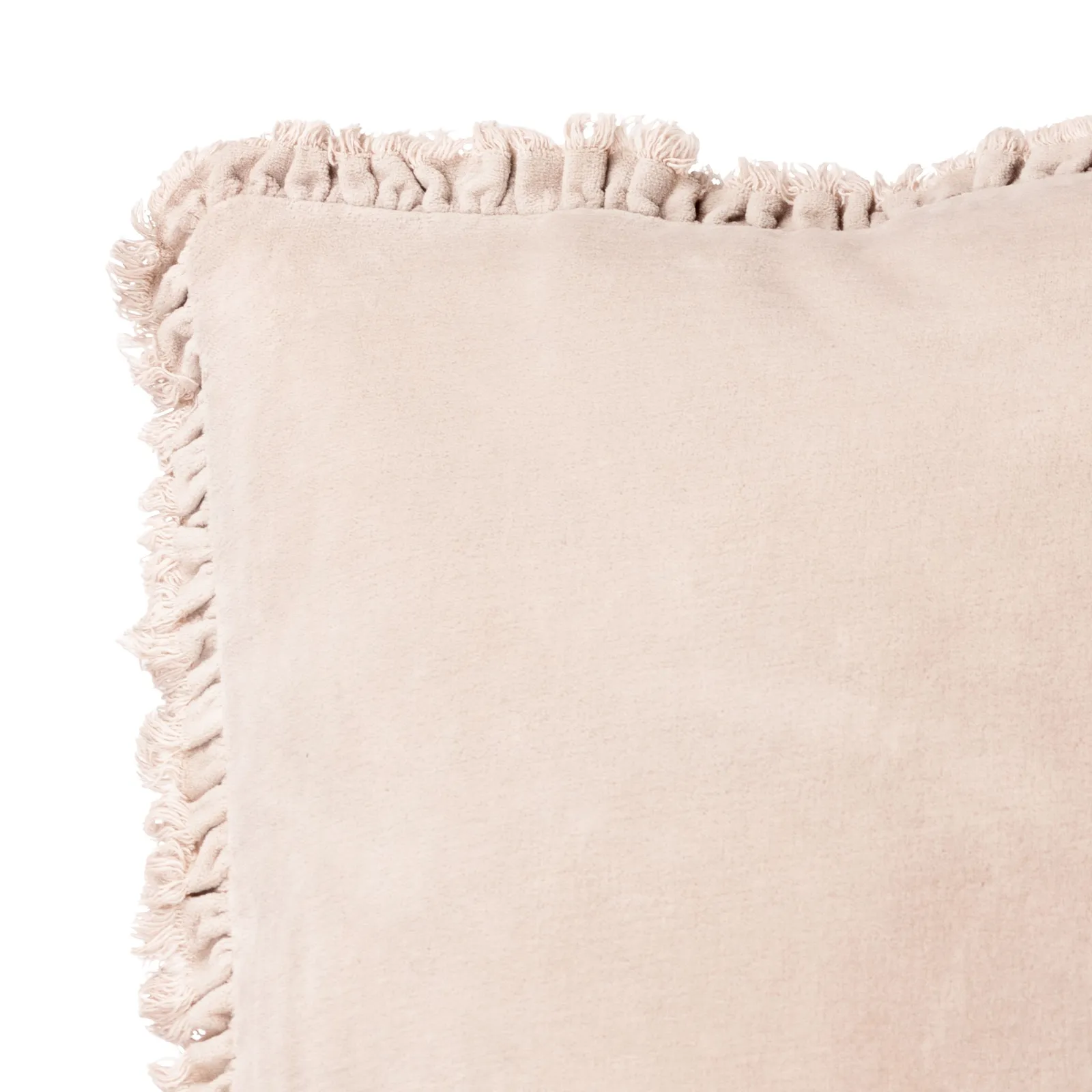 Yard Bertie 100% Cotton Velvet Cushion in Natural 5