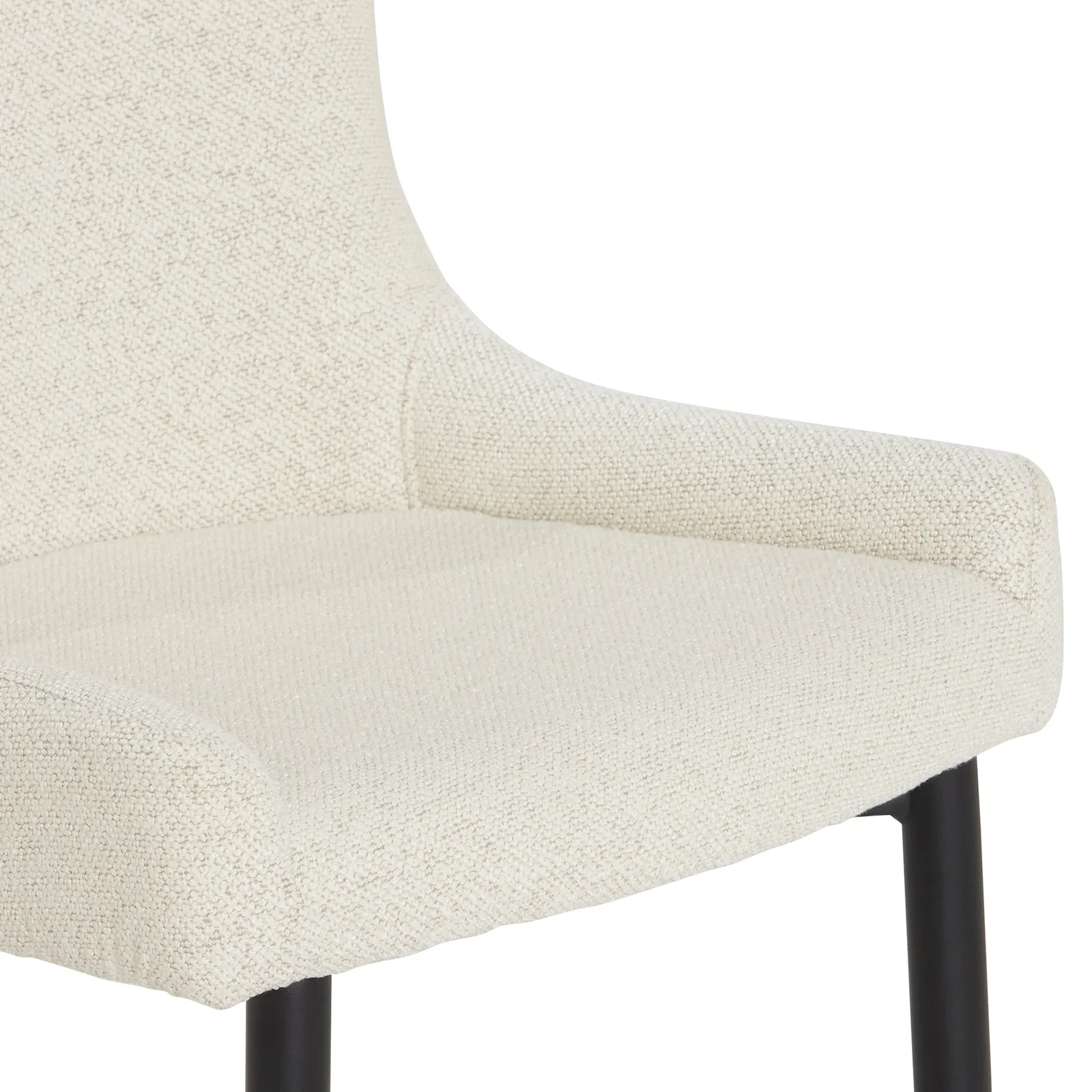 Timmins Dining Chair, Neutral Boucle | Barker & Stonehouse 5