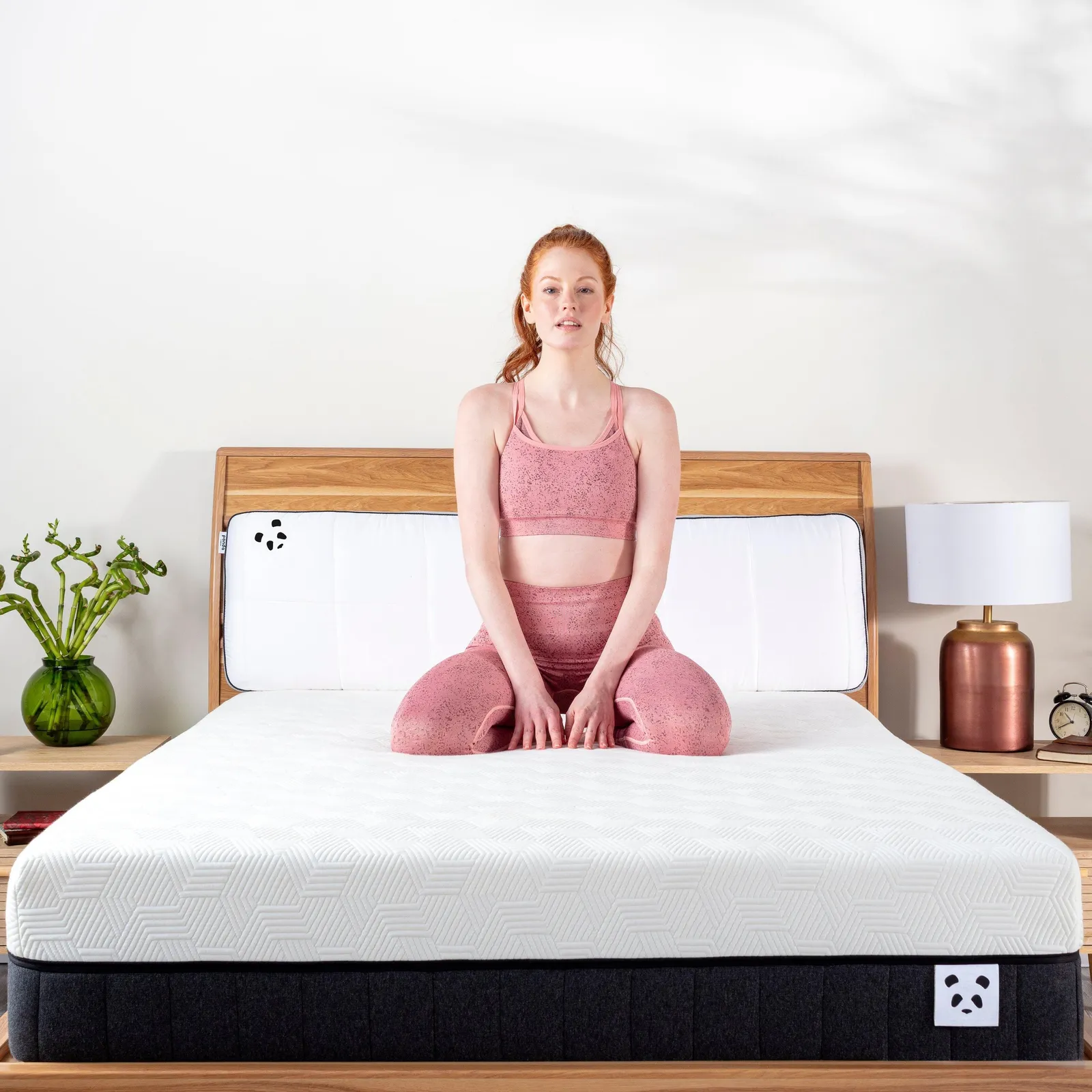 Panda London Panda Hybrid Bamboo Mattress Pro in White 3