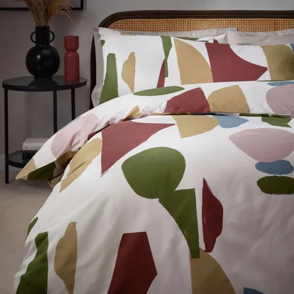 HÖEM Meta Cotton Rich Duvet Cover & Pillowcase Set 3