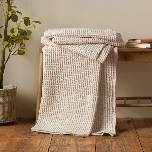 Pineapple Elephant Jaipur Waffle Throw Blanket 150cm x 200cm 1