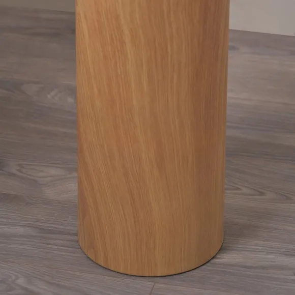 Pacific Lifestyle Bonham Wood Veneer and Metal Floor Lamp 6