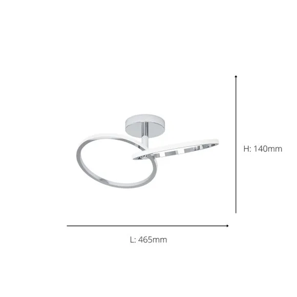 EGLO Congiunti Dual LED CCT Modern Ceiling Light 4