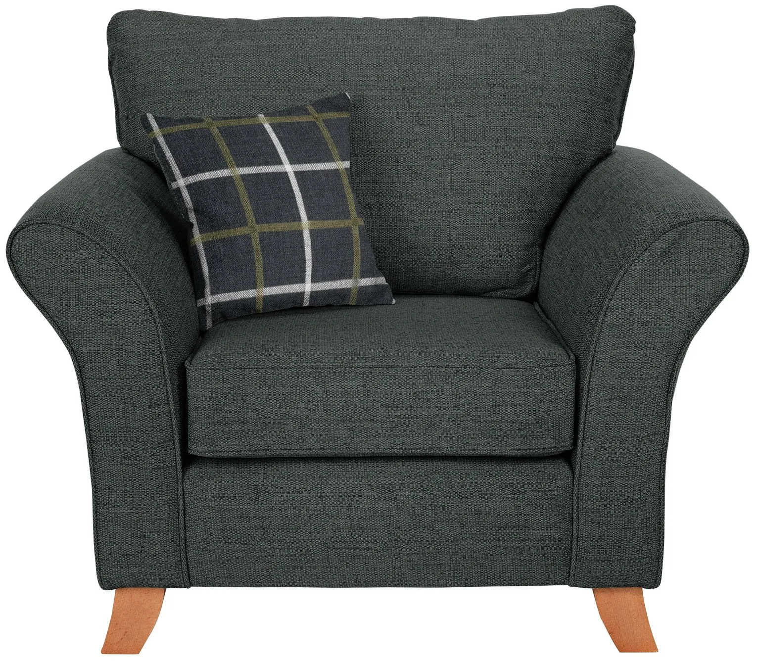 Argos Home Kayla Fabric Armchair - Charcoal