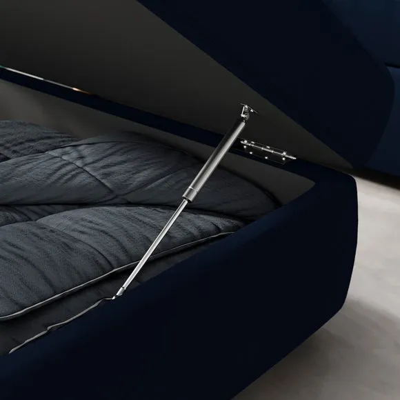 Zoe II Velvet Storage Footstool 3