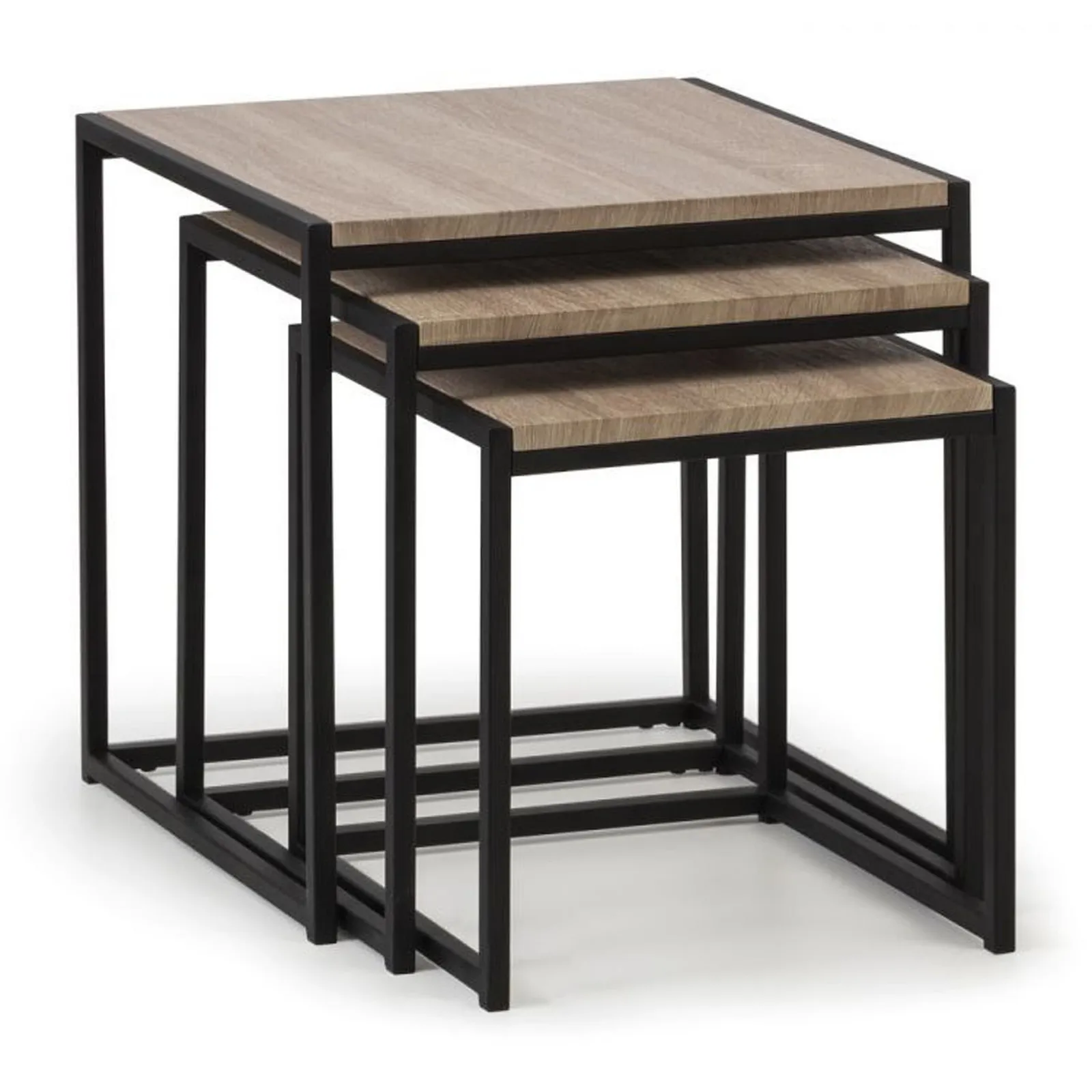 Tribeca Nest of Tables Black/Natural