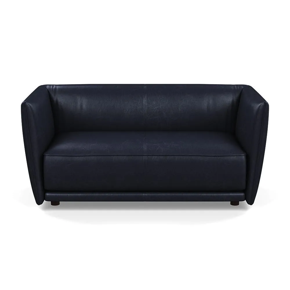 Heal's Valley 2 Seater Sofa Stonewash Black Walnut Stain Feet 1