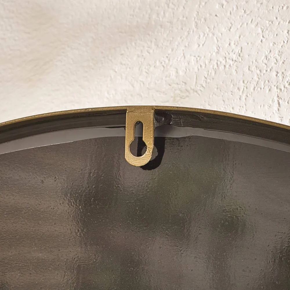 FurnitureboxUK Alnwick Bronze Medium Round Window 70cm Garden Mirror 4