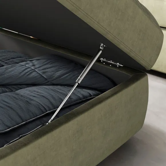 Zoe II Velvet Storage Footstool 3