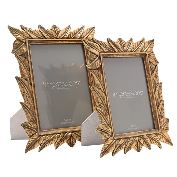 Impressions Leaf Resin Photo Frame 4